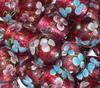 Click to open large Pink Foil Flower Beads image