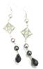 Click to open large Pearls & Celtic Drop Earrings image