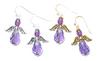 Click to open large Purple Angel Earrings image